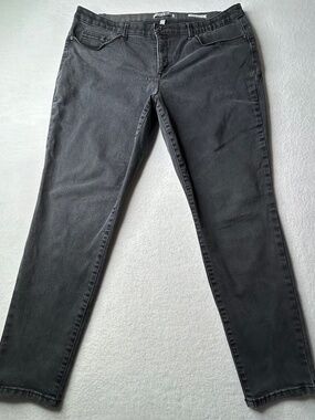 Code Bleu Gray Jeans Body Positive Skinny Size 22W Comfort Stretch Plus Size